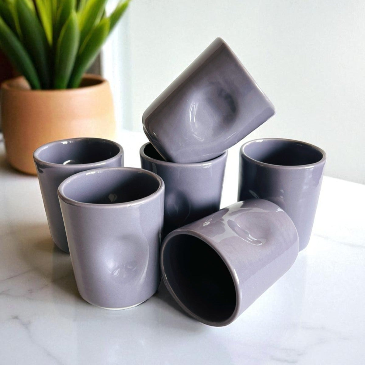 Violet Whisper Glasses (Set of 2)